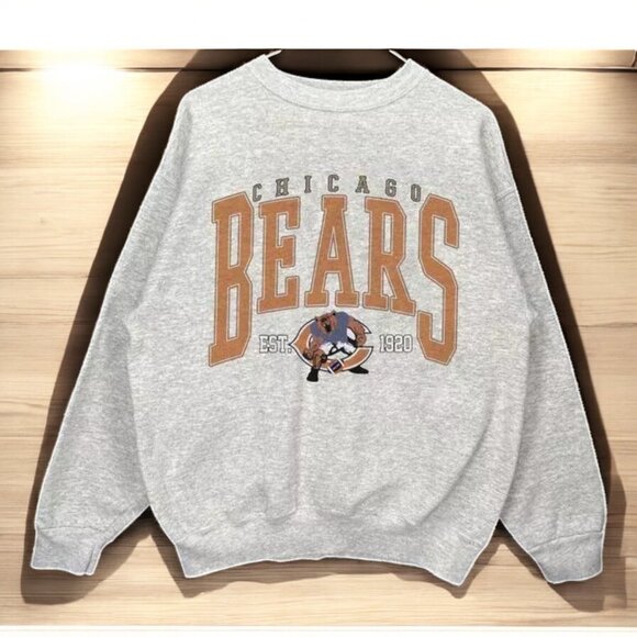 Chicago Bears 1920 Crewneck Sweatshirt, Chicago Bears Sweatshirt Retro - Picture 1 of 3